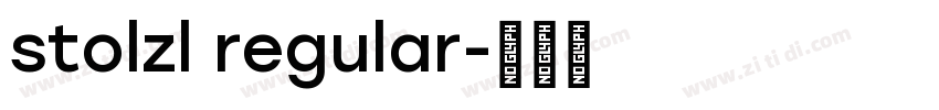stolzl regular字体转换